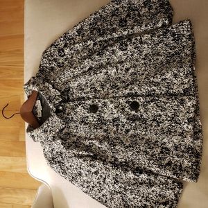 Andria Lieu Collection Black & White Unstructured Jacket. Size M.